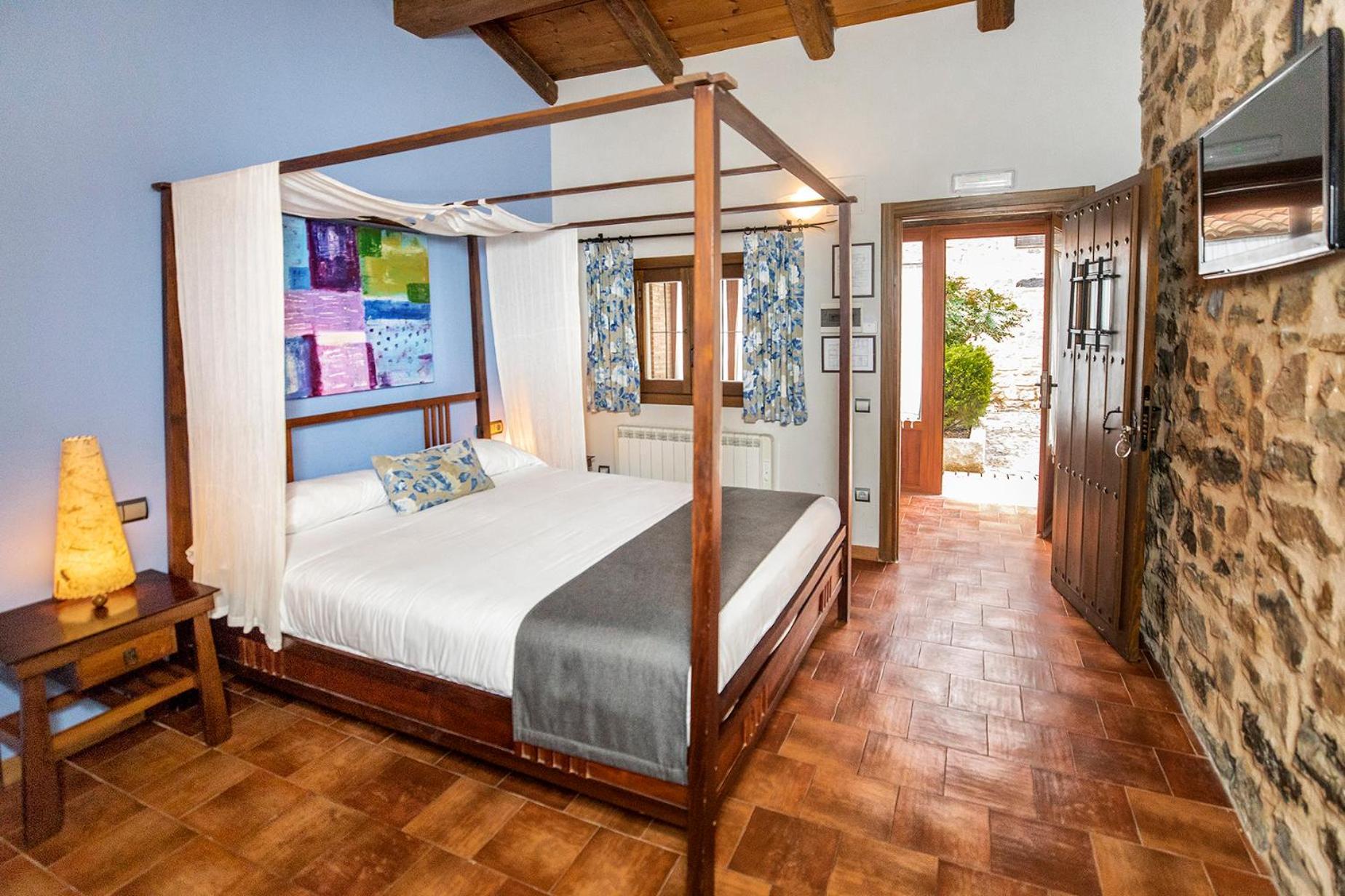 Hotel La Fonda De La Estacion La Puebla De Valverde Kamer foto